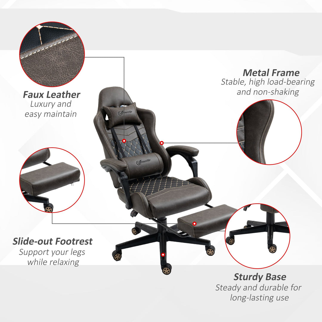 High Back Brown Office Chair