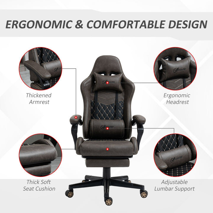 High Back Brown Office Chair