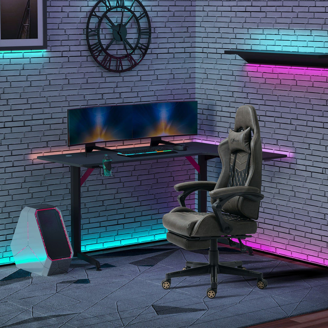 High Back Brown Office Chair