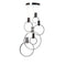 Hong Kong LED Circular Chandelier  Chrome