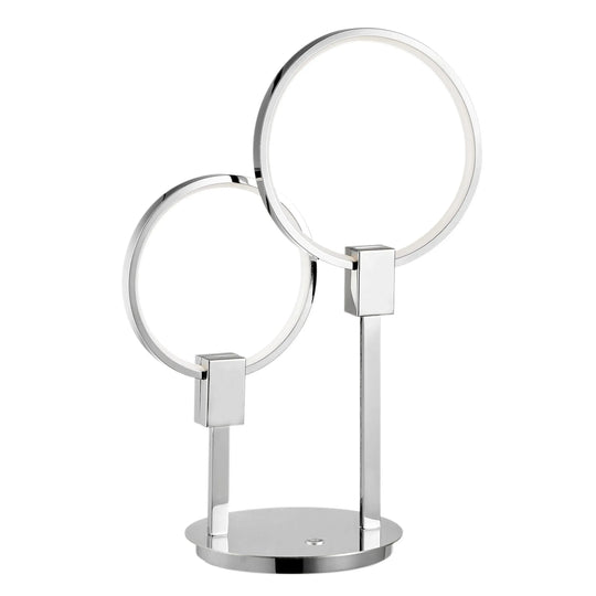 Hong Kong LED Tall Table Lamp Chrome