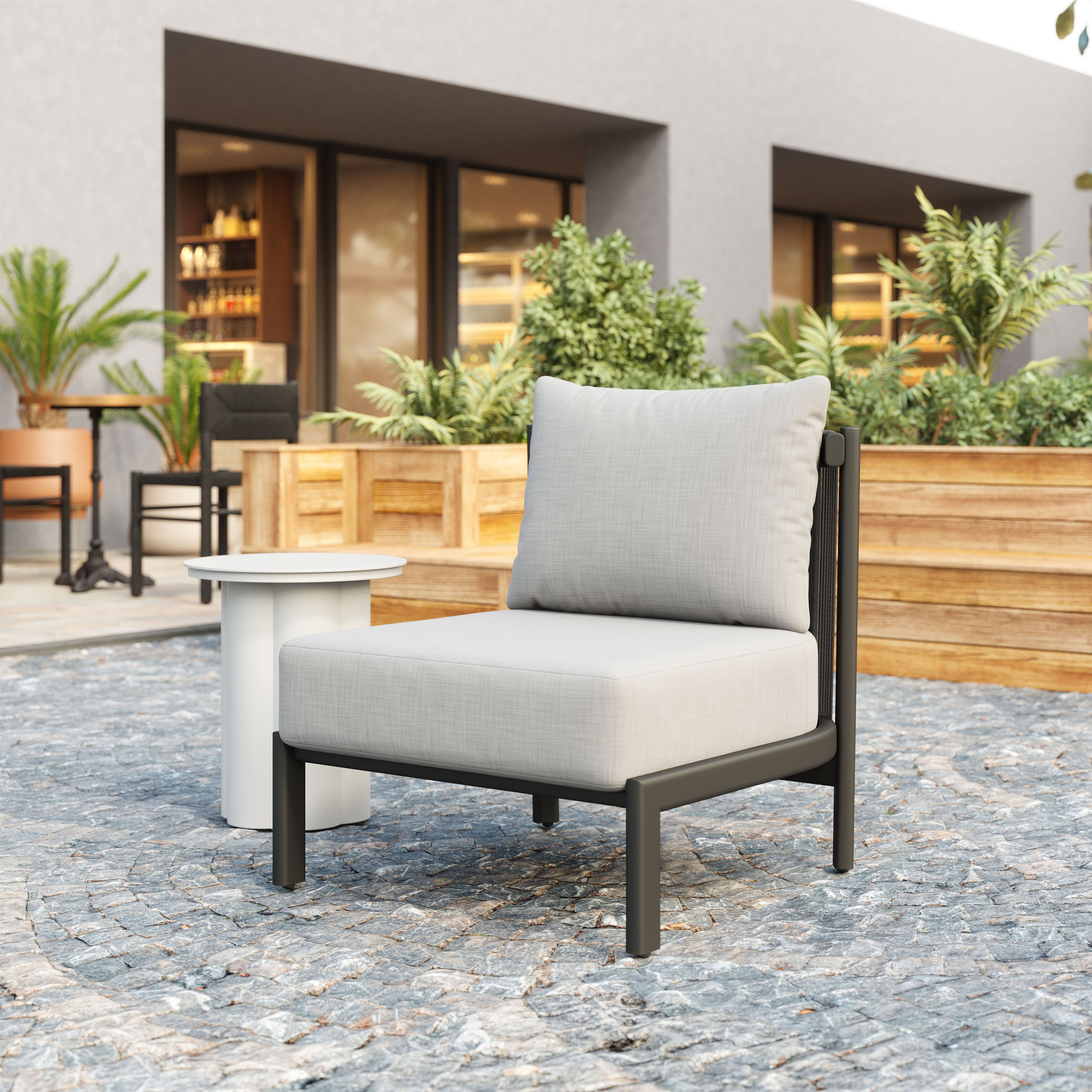 Horizon Accent Chair Gray