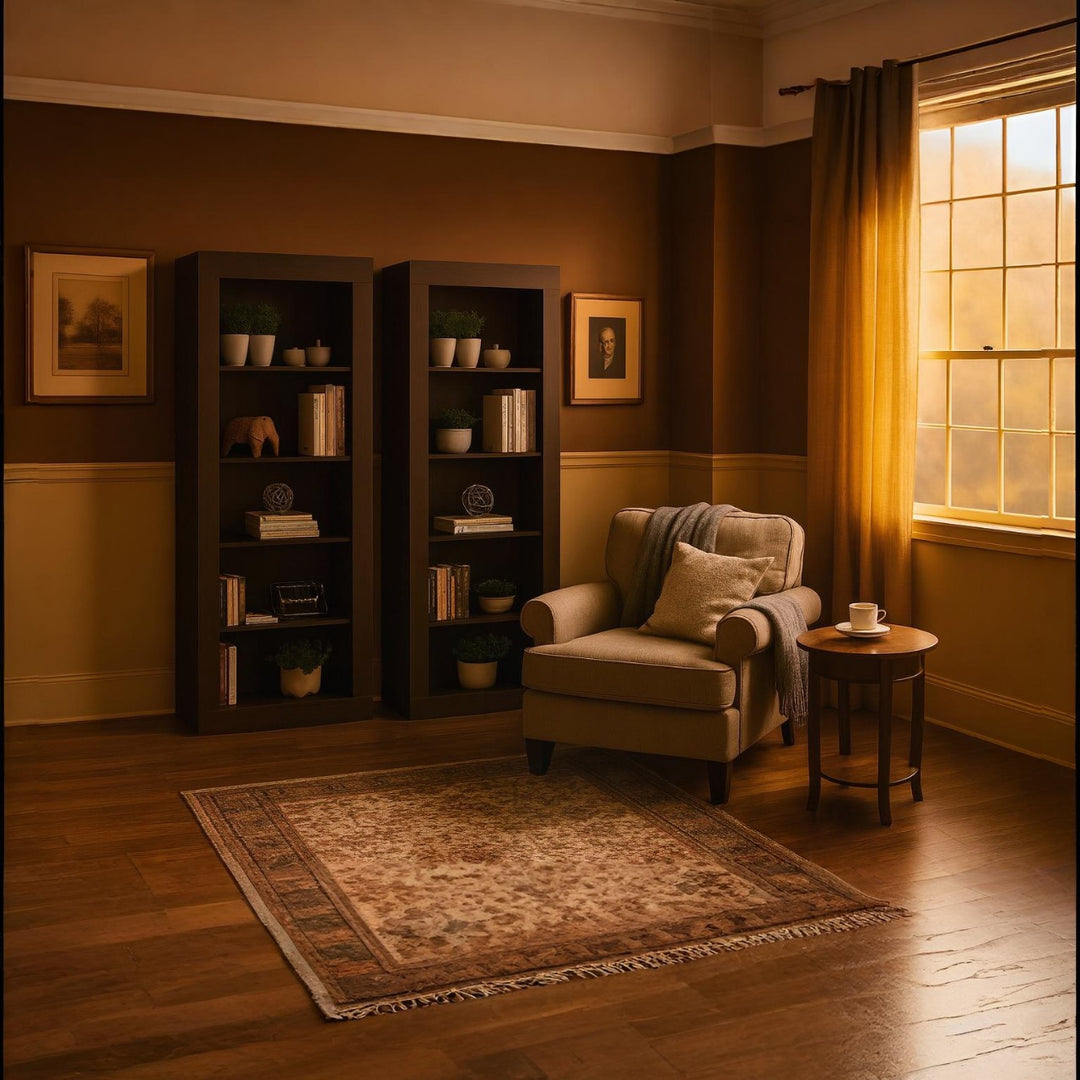 Modern Five-Tier Display Bookcase – Vertical Storage Solution | Contemporary Home Furniture | Trufairs