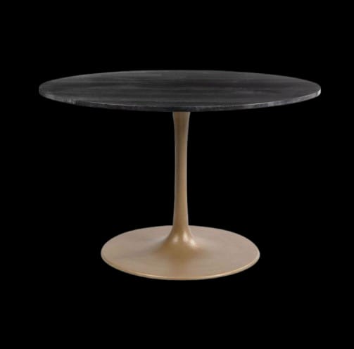 Taj Dining Table Black & Gold