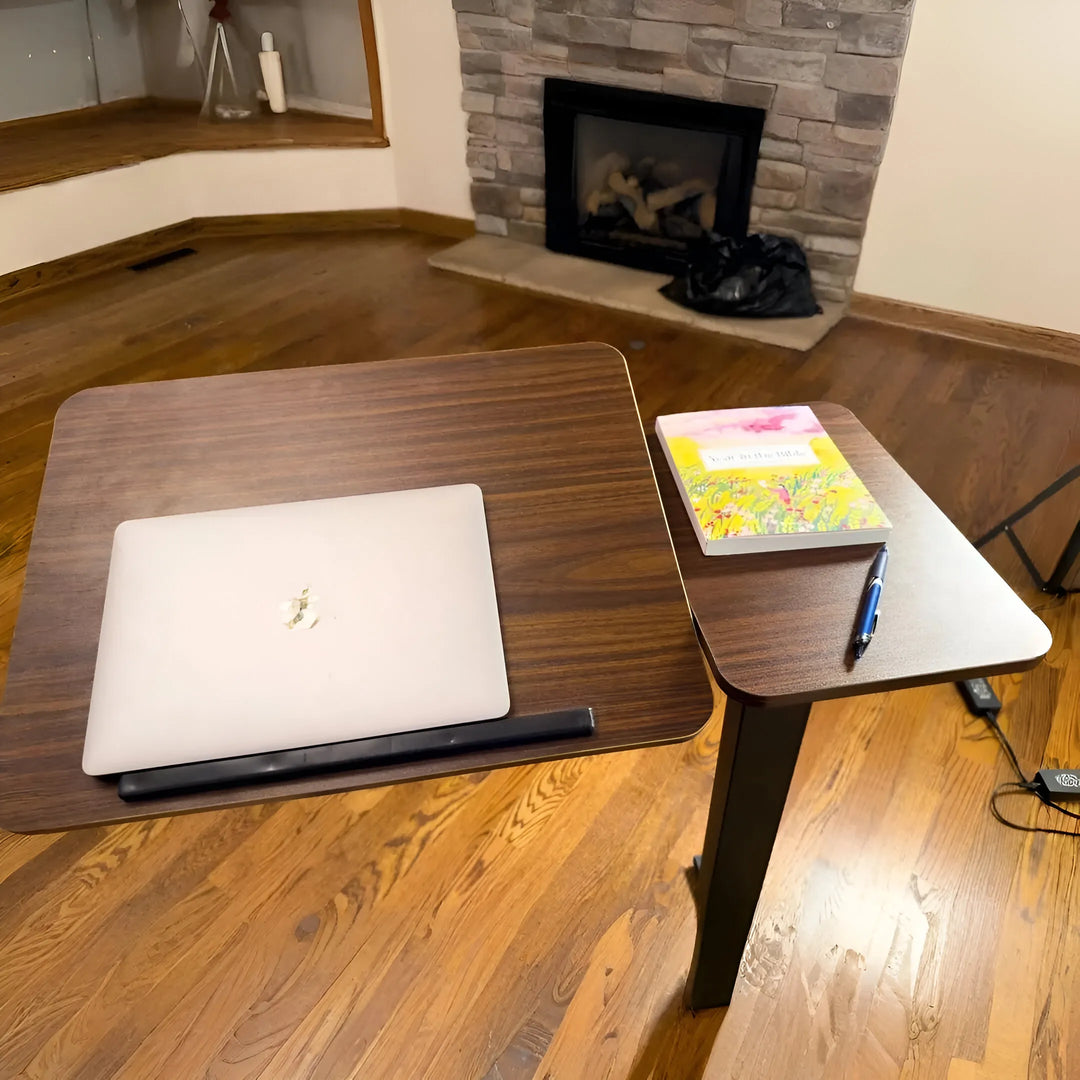Adjustable Overbed Laptop Table – Rolling Bedside Desk with Tilt & Height Control | Trufairs