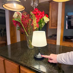 Cordless Rechargeable Table Lamp – 3-Level Dimmable Portable LED Metal Lamp with Large Battery | Trufairs