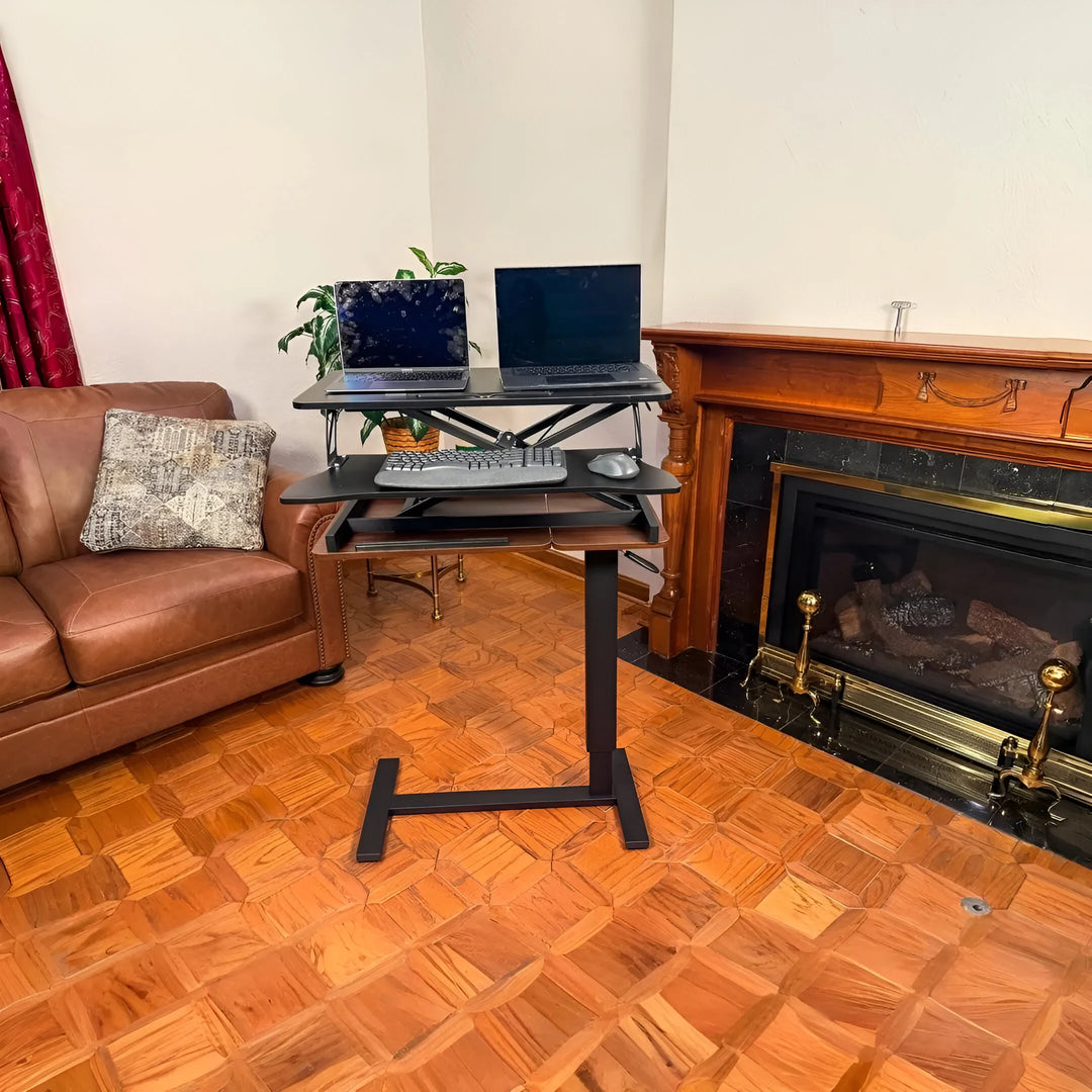 Sit-to-Stand Desk Converter – Adjustable Height Standing Desk Riser with Spacious 31.5" Work Area | Trufairs