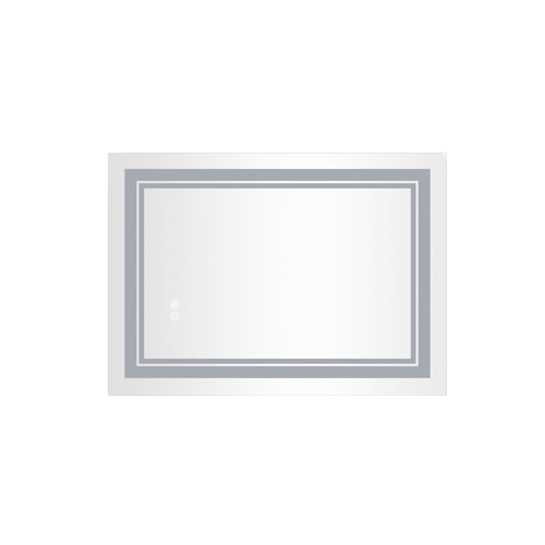 7 Size LED Bathroom Mirror Wall Mounted Vanity Mirror Anti-Fog Mirror Dimmable Lights with Touch Switch(Horizontal/Vertical)