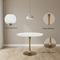 Fullerton Dining Table White & Gold