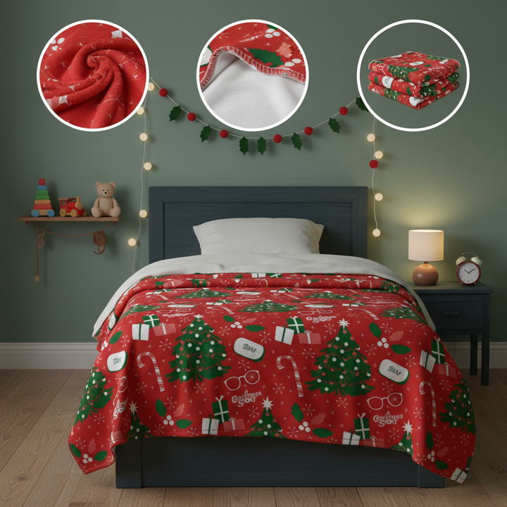 A Christmas Story Silk Touch Throw Blanket, 50" x 60", A Christmas Story