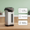 VEVOR Hot Water Dispenser, Adjustable 4 Temperatures Water Boiler and Warmer, 304 Stainless Steel Countertop Water Heater, 3-Way Dispense for Tea, Coffee and Baby Formula, 5L/169 oz