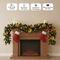 Christmas Garland with LED Lights Green 8.9' PVC