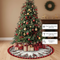 Christmas Tree Skirt Xmas Tree Snowflake Soft Rustic Plush Tree Skirt For Christmas Tree Indoor Outdoor Holiday Decor Christmas