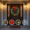 48 Inch Green Christmas Wreath with Bow, 150 LED Lights, Durable PVC, USB Powered, Holiday Decoration for Indoor & Outdoor