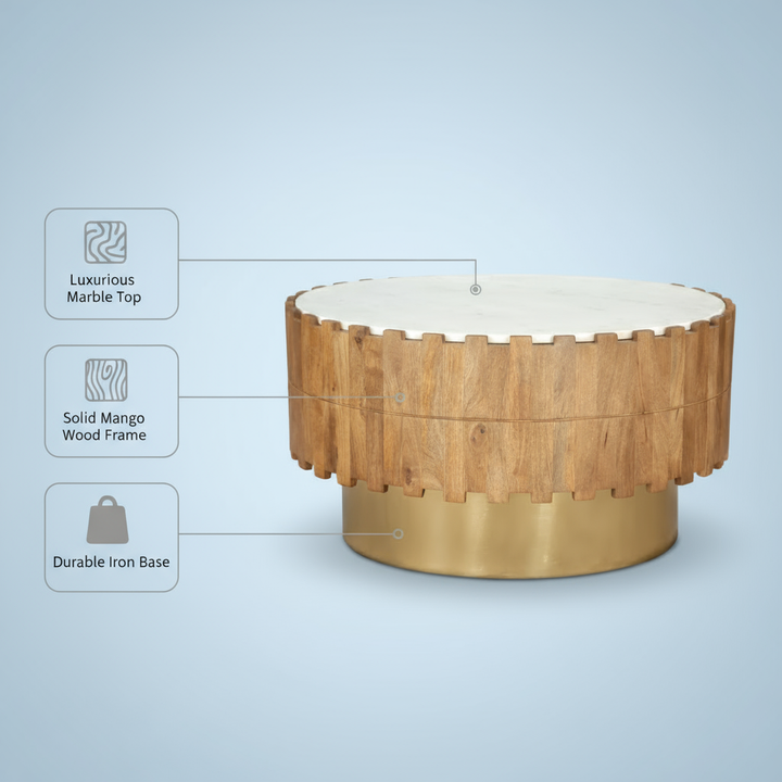 Bombay Coffee Table Natural