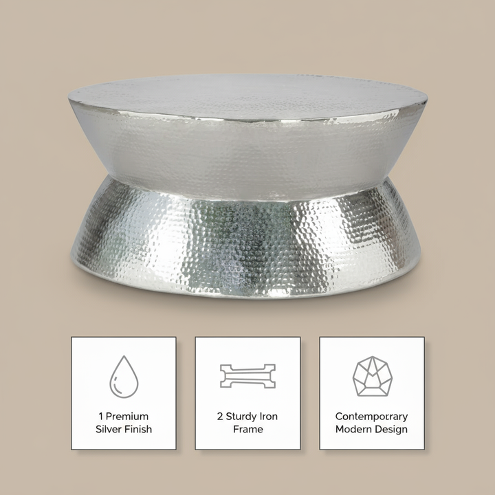 Madryn Coffee Table Silver