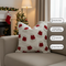 Santa hat throw pillow cover, 20x20 inch