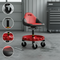 Rolling Garage Stool 300LBS Capacity 21"-26" Adjustable Height Range Mechanic Seat with Swivel Casters and Tool Tray