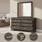 Modern 6-Drawer Gray Dresser – Contemporary Storage Chest | Trufairs