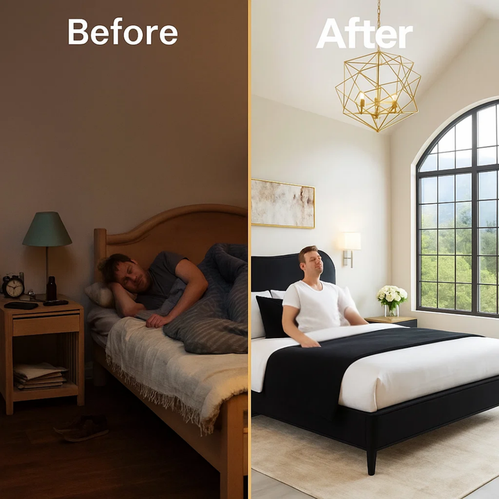Velvet Luxe King Bed – Modern Black Statement | King Bed Frame | Trufairs
