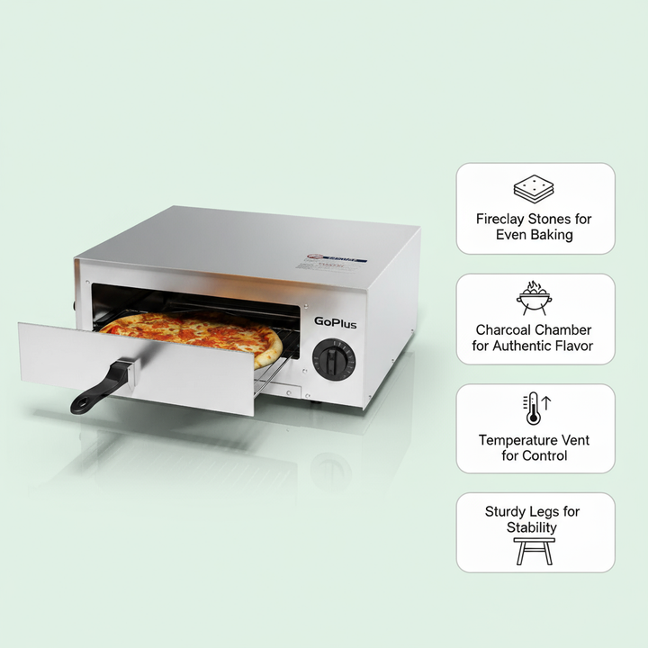 Kitchen Commercial Pizza Oven Stainless Steel Pan