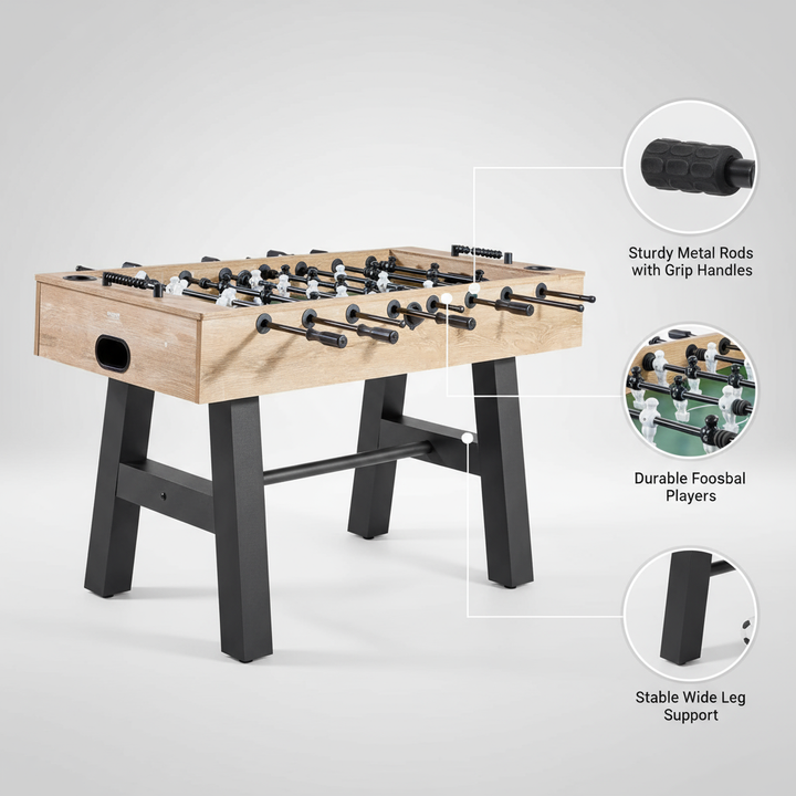 55 inch Foosball Soccer Game Table Standard Size Indoor Table for Home Game Room