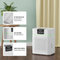 Air Purifiers Up To 1730 sqft H13 HEPA Air Cleaner For Pets Smell Smoke Pollen