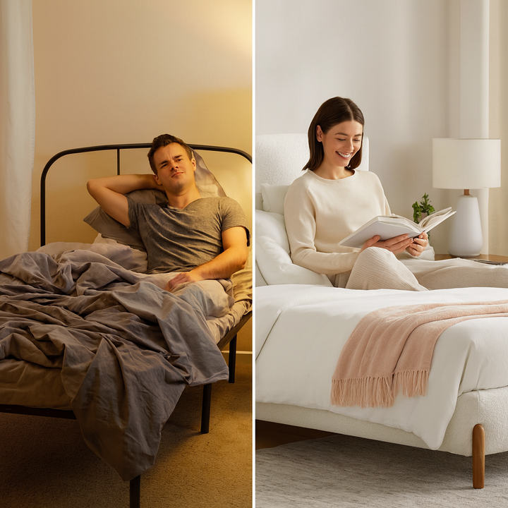 Elegance Upholstered Queen – Modern Bedroom Centerpiece | Queen Bed Frame | Trufairs