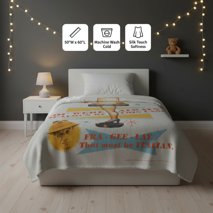 A Christmas Story Silk Touch Throw Blanket, 50" x 60", Always Jealous