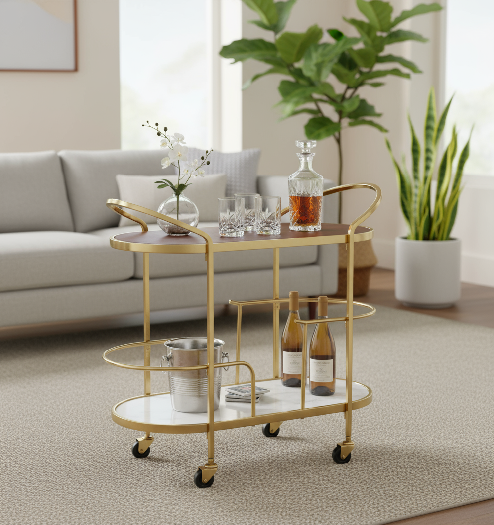 Antalya Bar Cart Multicolor
