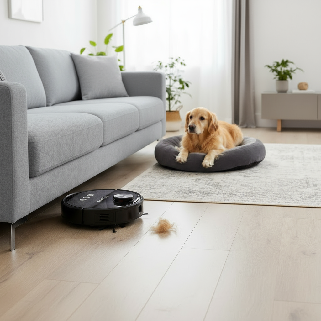 L8 Robot Vacuum Cleaner and Mop, LDS Navigation, Wi-Fi Connected APP, Selective Room Cleaning,MAX 2700 PA Suction, Ideal for Pets and Larger Home