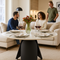 Toru Dining Table White – Modern Round Dining Table with Sintered Stone Top by Zuo Modern | Trufairs