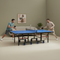 Foldable 107.9″ Premium Indoor Ping Pong Table – Clamp-Net, Lockable Wheels | Trufairs