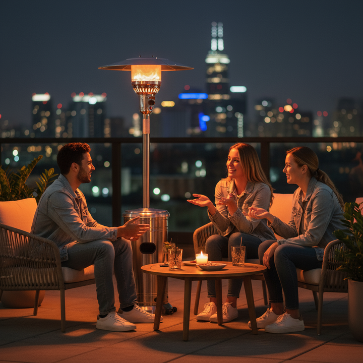 48000 BTU Patio Heater with Simple Ignition System