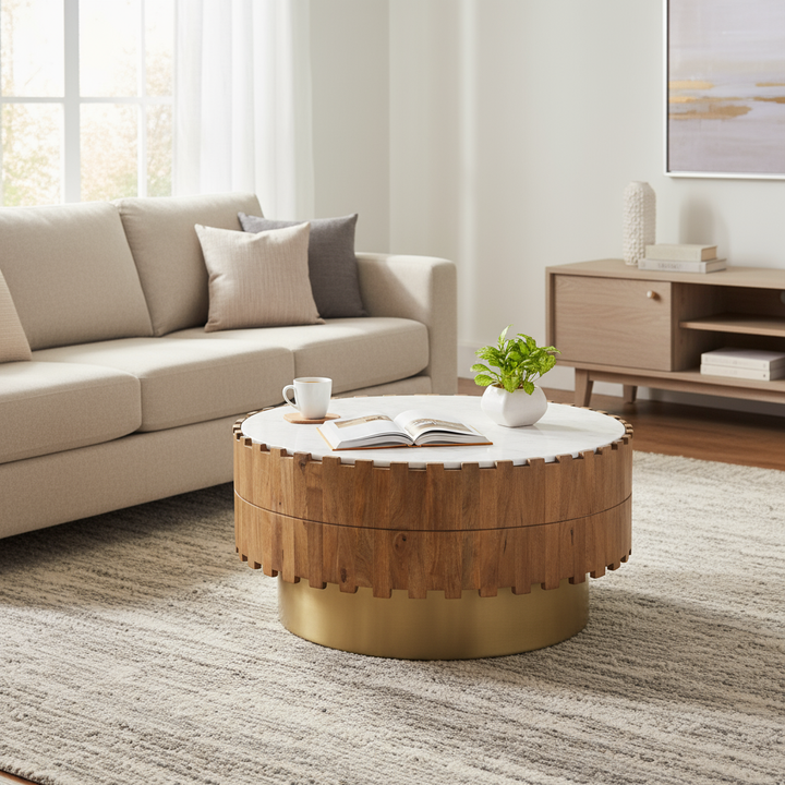 Bombay Coffee Table Natural