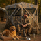3-Person Portable Pop-Up Ground Hunting Blind – Camouflage 270° See-Through Deer & Turkey Blind with Carrying Bag | Trufairs