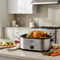 VEVOR Electric Roaster Oven, 24 QT Turkey Roaster Oven with Self-Basting Lid, 1450W Roaster Oven with Defrost & Warm Function, Adjustable Temp, Removable Pan & Rack, Fits Turkeys Up to 28LBS, Silver