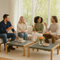 Urban Gray Coffee Table – Modern Faux Concrete Accent | Square Living Room Table | Trufairs