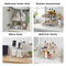 3 Pack Bathroom Plastic Storage Organizer – 2 Tier Bathroom Cabinet Storage Drawers | Vanity & Under Sink Organizer | Kitchen under sink organizer | Trufairs