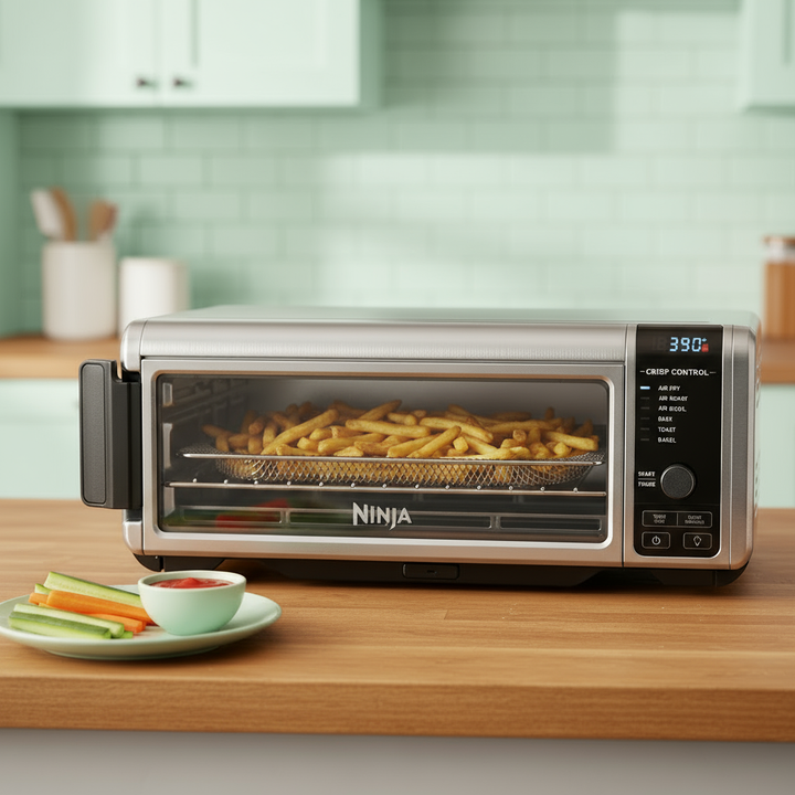 Ninja Foodi 6-in-1 Digital Air Fry Large Toaster Oven, Flip-Away Design, Model SP080