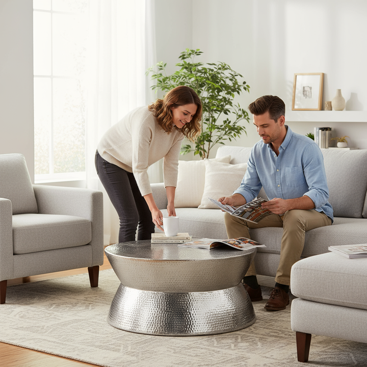 Madryn Coffee Table Silver