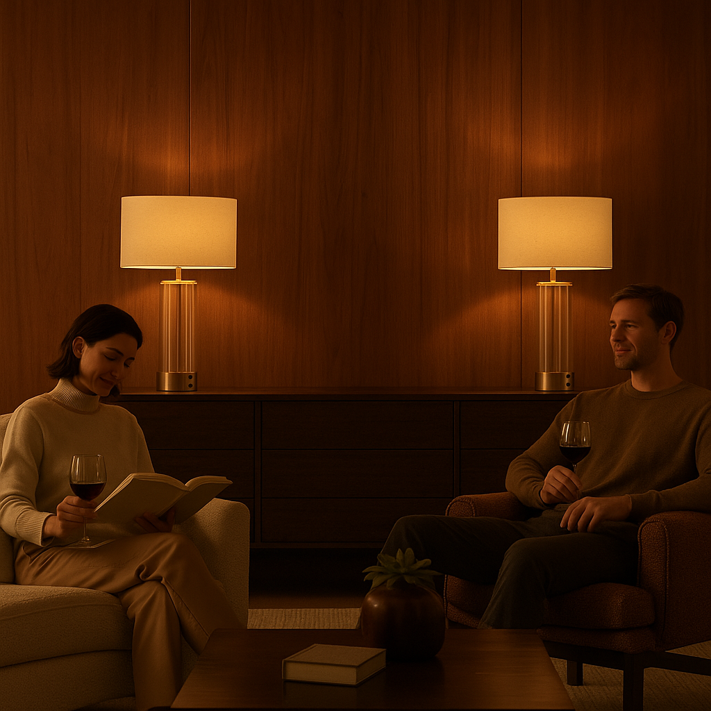 Elegant Ambient Lighting – Inviting Warmth for Dining & Entertaining | Designer Table Lamp | Trufairs