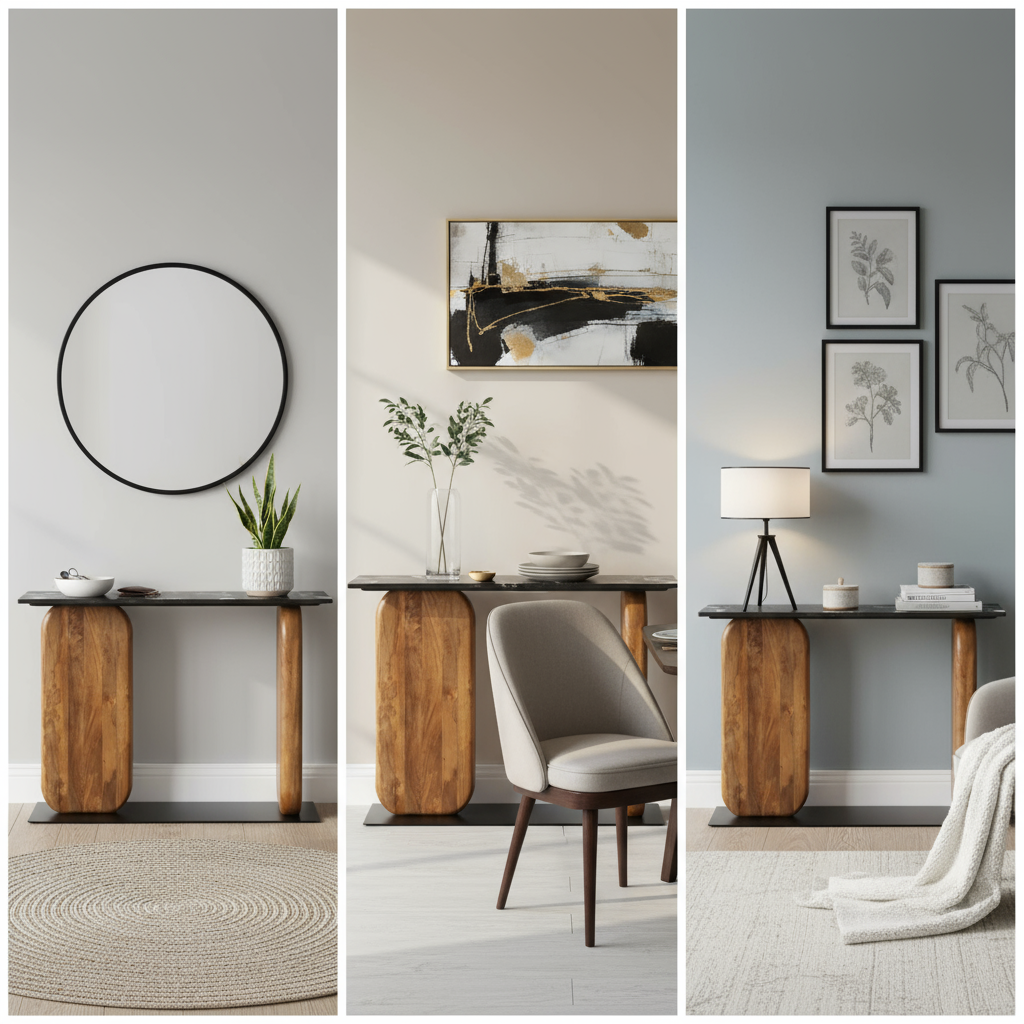 Pemba Console Table Multicolor