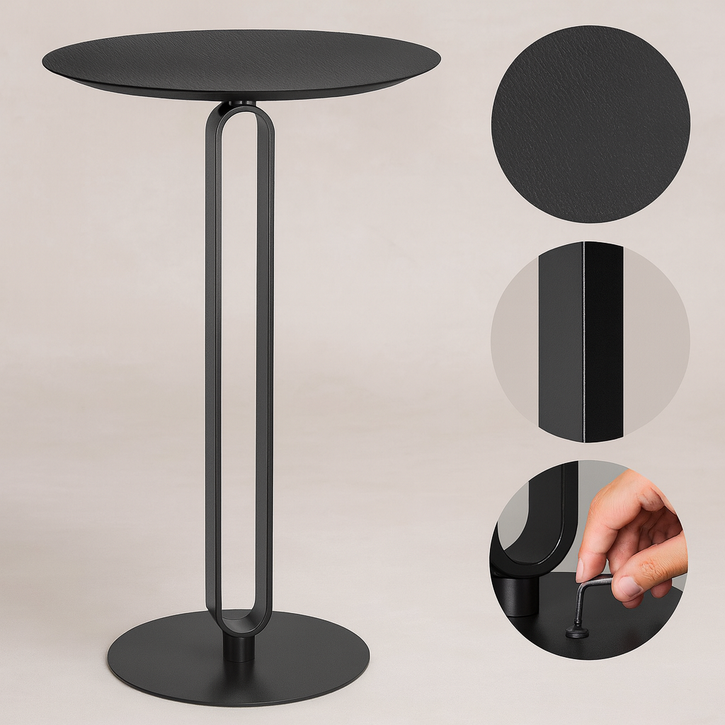Derry Bar Table Black – Modern Minimalist Bar Height Table | Zuo Modern | Trufairs