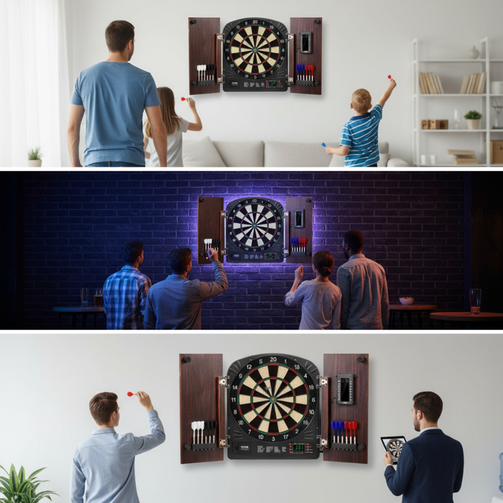 VEVOR Dartboard and Cabinet Set Complete with All Accessories Easy Assembly