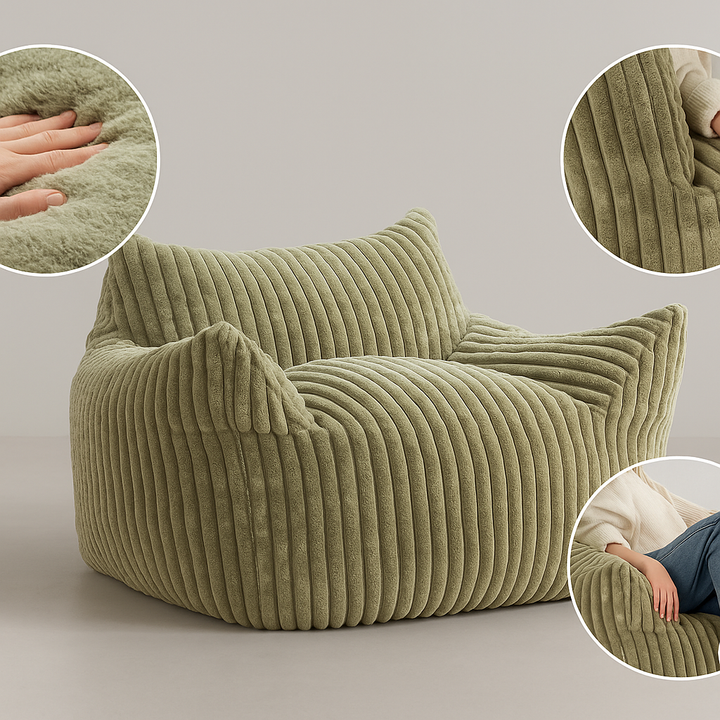 Contemporary Plush Green Armchair – Vibrant Comfort & Modern Relaxation | Lounge Seating | Trufairs