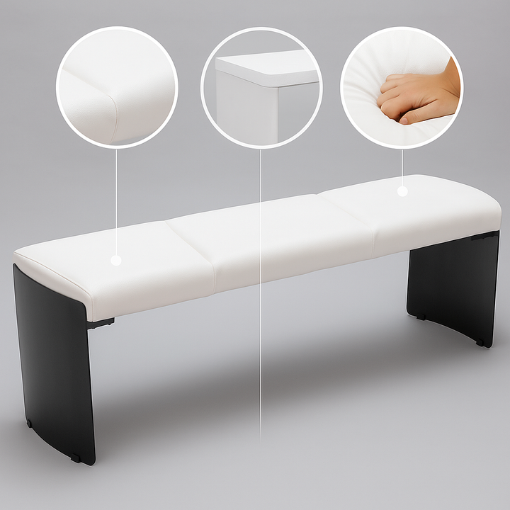 Mur Bench White – Modern Upholstered Accent Bench | Zuo Modern | Trufairs