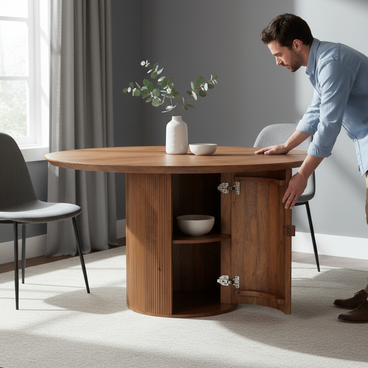 Izola Dining Table Brown