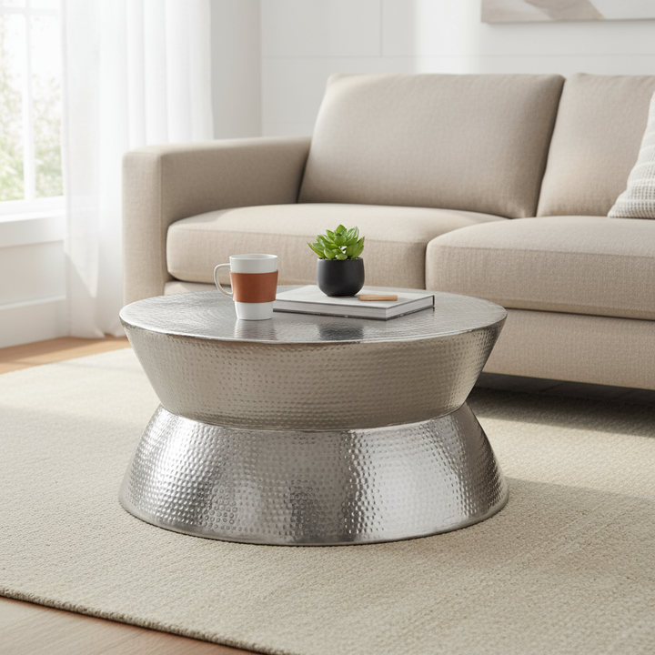 Madryn Coffee Table Silver