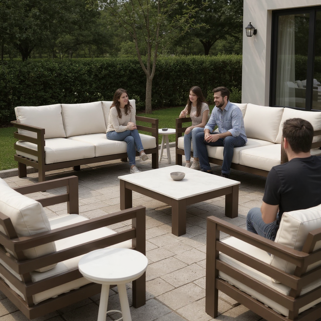 Bal Harbor Sofa White – Stylish Durable Outdoor Modern Sofa | Sofa | Trufairs